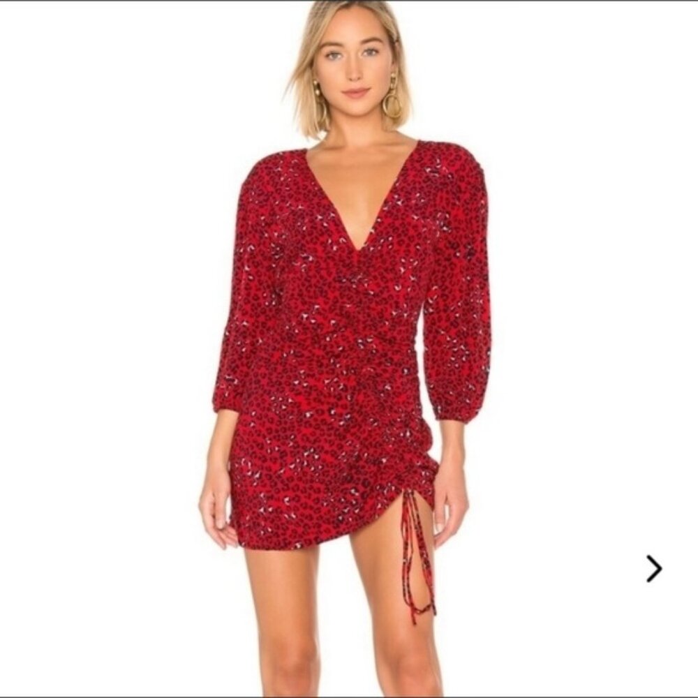 Lovers + Friends Hayden Mini Dress Sahara Cheetah S | Revolve EUC $158